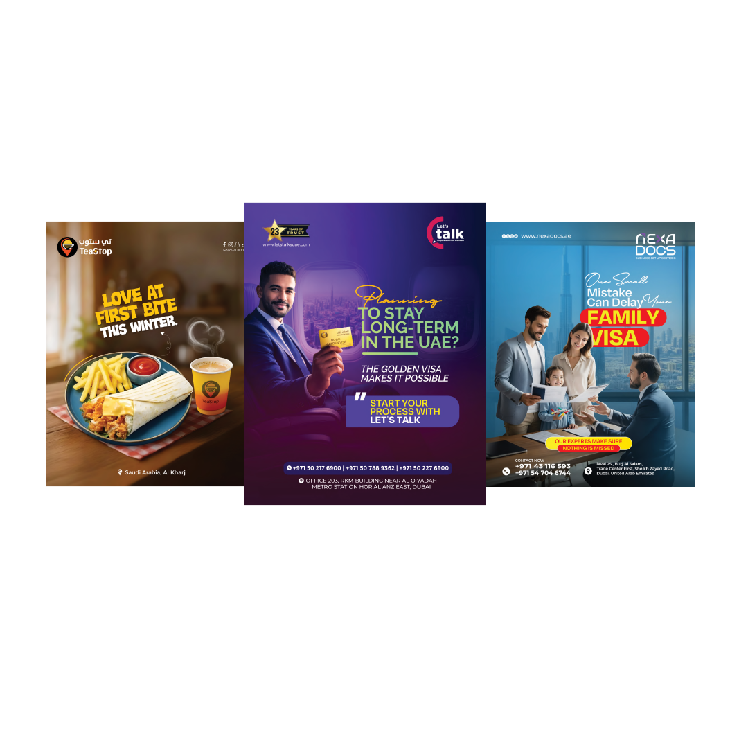 Social media poster designs